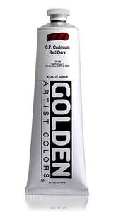 Golden Heavy Body Akrilik Boya 148 Ml Seri 9 C.P. Cadmium Red Dark - 3