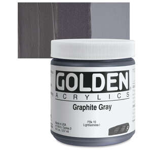 Golden Heavy Body Akrilik Boya 237 ML Seri 2 Graphite Gray - 1