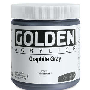 Golden Heavy Body Akrilik Boya 237 ML Seri 2 Graphite Gray - Thumbnail