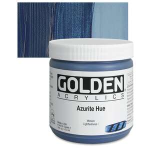 Golden Heavy Body Akrilik Boya 473 Ml Seri 1 Azurite Hue - 1