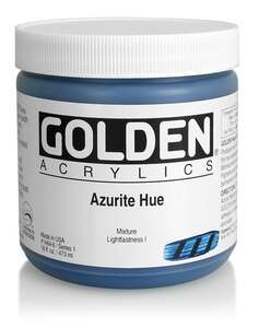 Golden Heavy Body Akrilik Boya 473 Ml Seri 1 Azurite Hue - 3