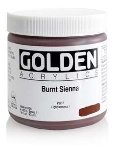 Golden Heavy Body Akrilik Boya 473 Ml Seri 1 Burnt Sienna - Thumbnail