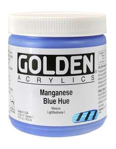 Golden Heavy Body Akrilik Boya 473 Ml Seri 1 Manganese Blue Hue - 3