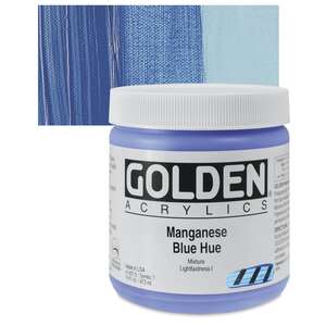 Golden - Golden Heavy Body Akrilik Boya 473 Ml Seri 1 Manganese Blue Hue