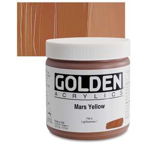 Golden - Golden Heavy Body Akrilik Boya 473 Ml Seri 1 Mars Yellow