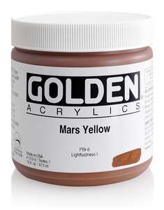 Golden Heavy Body Akrilik Boya 473 Ml Seri 1 Mars Yellow - Thumbnail