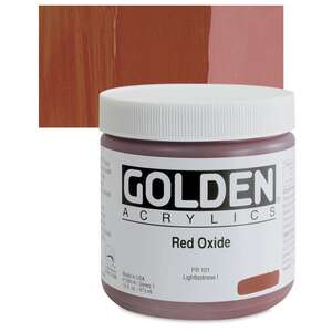 Golden - Golden Heavy Body Akrilik Boya 473 Ml Seri 1 Red Oxide