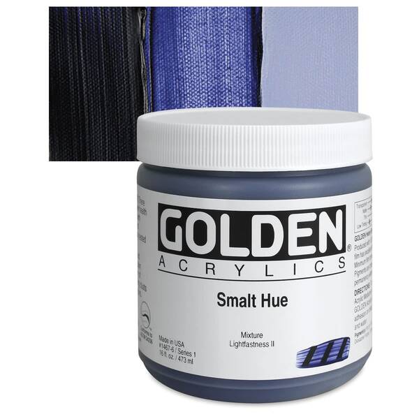 Golden Heavy Body Akrilik Boya 473 Ml Seri 1 Smalt Hue - 1