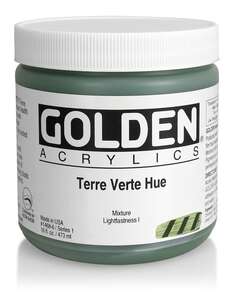 Golden Heavy Body Akrilik Boya 473 Ml Seri 1 Terre Verte Hue - 3