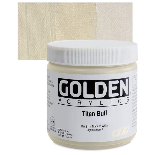 Golden Heavy Body Akrilik Boya 473 Ml Seri 1 Titan Buff - 1