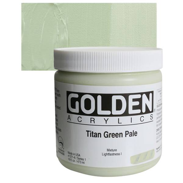 Golden Heavy Body Akrilik Boya 473 Ml Seri 1 Titan Green Pale - 1