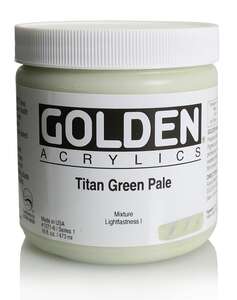 Golden Heavy Body Akrilik Boya 473 Ml Seri 1 Titan Green Pale - Thumbnail