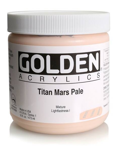 Golden Heavy Body Akrilik Boya 473 Ml Seri 1 Titan Mars Pale - 3