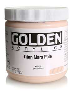 Golden Heavy Body Akrilik Boya 473 Ml Seri 1 Titan Mars Pale - Thumbnail