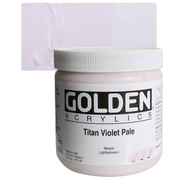 Golden Heavy Body Akrilik Boya 473 Ml Seri 1 Titan Violet Pale