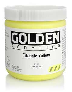 Golden Heavy Body Akrilik Boya 473 Ml Seri 1 Titanate Yellow - 3