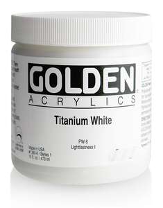 Golden Heavy Body Akrilik Boya 473 Ml Seri 1 Titanium White - 3