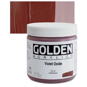 Golden - Golden Heavy Body Akrilik Boya 473 Ml Seri 1 Violet Oxide
