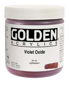 Golden Heavy Body Akrilik Boya 473 Ml Seri 1 Violet Oxide - Thumbnail