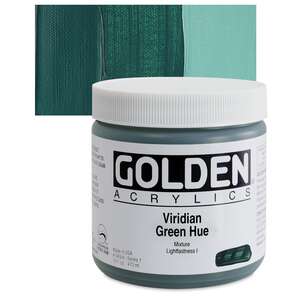 Golden - Golden Heavy Body Akrilik Boya 473 Ml Seri 1 Viridian Green Hue