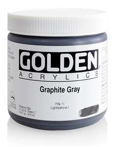 Golden Heavy Body Akrilik Boya 473 Ml Seri 2 Graphite Gray - Thumbnail