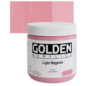 Golden Heavy Body Akrilik Boya 473 Ml Seri 2 Light Magenta - 1