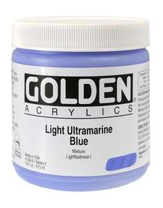 Golden Heavy Body Akrilik Boya 473 Ml Seri 2 Light Ultramarine Blue - Thumbnail