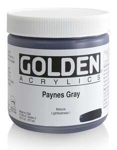 Golden Heavy Body Akrilik Boya 473 Ml Seri 2 Paynes Gray - 3