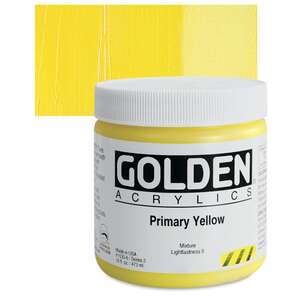 Golden Heavy Body Akrilik Boya 473 Ml Seri 2 Primary Yellow - 1