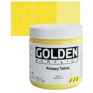 Golden - Golden Heavy Body Akrilik Boya 473 Ml Seri 2 Primary Yellow