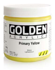 Golden Heavy Body Akrilik Boya 473 Ml Seri 2 Primary Yellow - Thumbnail