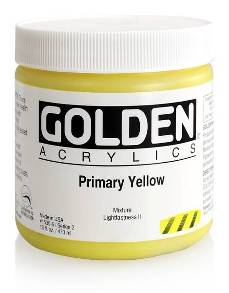 Golden Heavy Body Akrilik Boya 473 Ml Seri 2 Primary Yellow