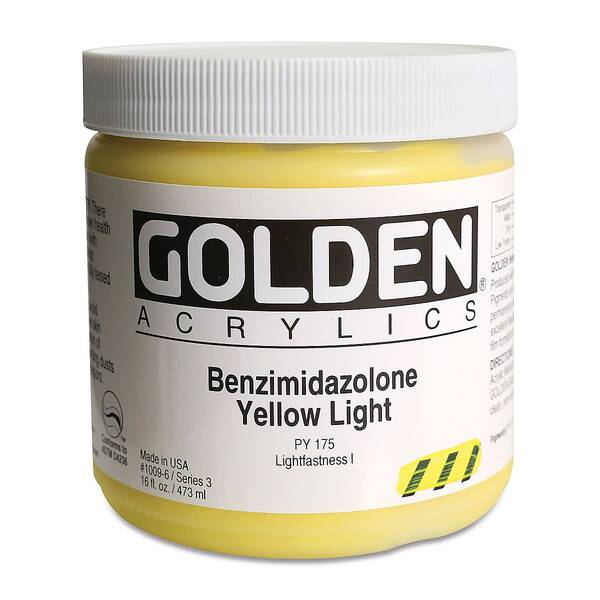 Golden Heavy Body Akrilik Boya 473 Ml Seri 3 Benzimidazolone Yellow Light