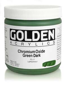 Golden Heavy Body Akrilik Boya 473 Ml Seri 3 Chromium Oxide Green Dark - Thumbnail