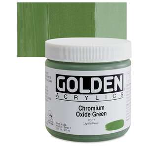 Golden - Golden Heavy Body Akrilik Boya 473 Ml Seri 3 Chromium Oxide Green