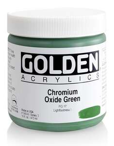 Golden Heavy Body Akrilik Boya 473 Ml Seri 3 Chromium Oxide Green - Thumbnail