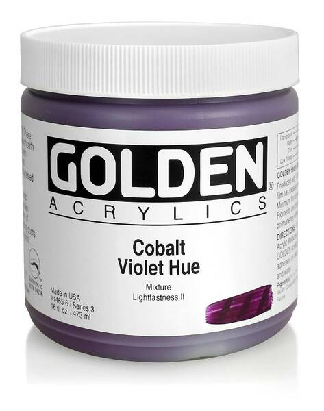 Golden Heavy Body Akrilik Boya 473 Ml Seri 3 Cobalt Violet Hue - 3