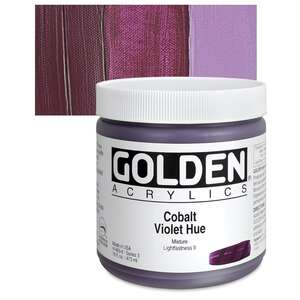 Golden - Golden Heavy Body Akrilik Boya 473 Ml Seri 3 Cobalt Violet Hue