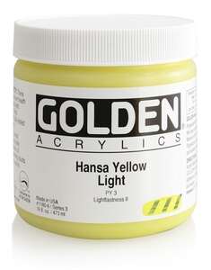 Golden Heavy Body Akrilik Boya 473 Ml Seri 3 Hansa Yellow Light - Thumbnail
