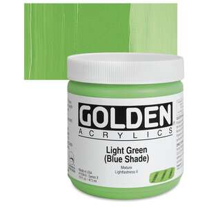 Golden Heavy Body Akrilik Boya 473 Ml Seri 3 Light Green Blue Shade - 1