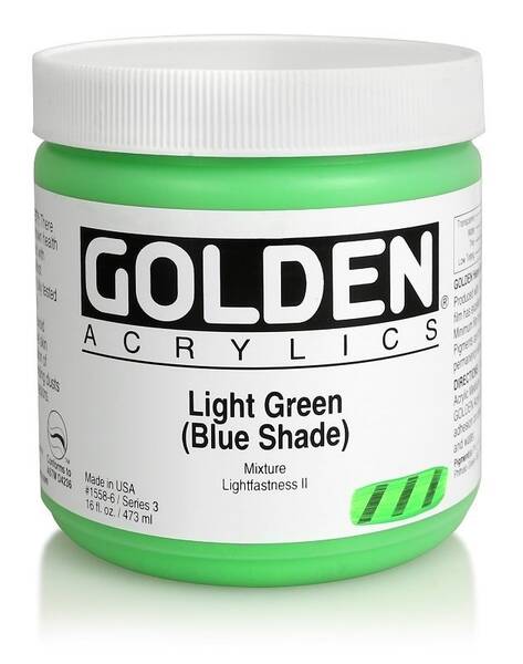 Golden Heavy Body Akrilik Boya 473 Ml Seri 3 Light Green Blue Shade - 3