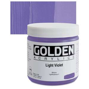Golden - Golden Heavy Body Akrilik Boya 473 Ml Seri 3 Light Violet