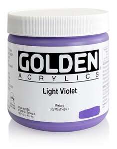 Golden Heavy Body Akrilik Boya 473 Ml Seri 3 Light Violet - Thumbnail
