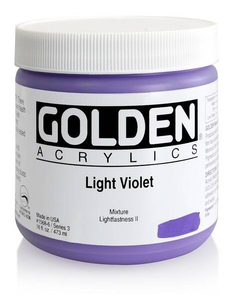 Golden Heavy Body Akrilik Boya 473 Ml Seri 3 Light Violet