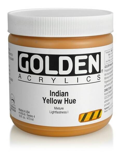 Golden Heavy Body Akrilik Boya 473 Ml Seri 4 Indian Yellow Hue - 3