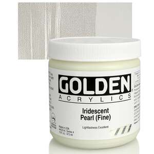 Golden Heavy Body Akrilik Boya 473 Ml Seri 4 Iridescent Pearl Fine - 1