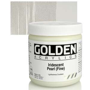 Golden - Golden Heavy Body Akrilik Boya 473 Ml Seri 4 Iridescent Pearl Fine