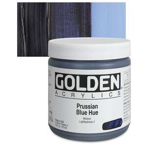 Golden Heavy Body Akrilik Boya 473 Ml Seri 4 Prussian Blue Hue - 1