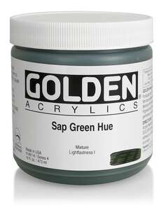 Golden Heavy Body Akrilik Boya 473 Ml Seri 4 Sap Green Hue - Thumbnail