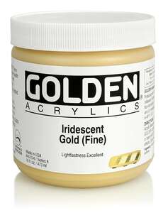 Golden Heavy Body Akrilik Boya 473 Ml Seri 6 Iridescent Gold Fine - 3